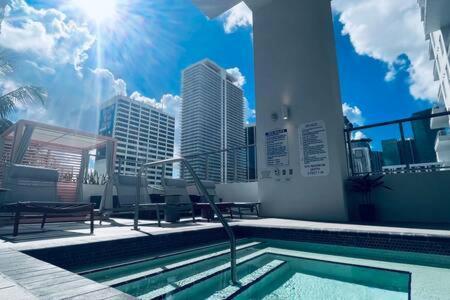 Heart Of Downtown Miami Studio Pool & Gym Apartment Exterior foto