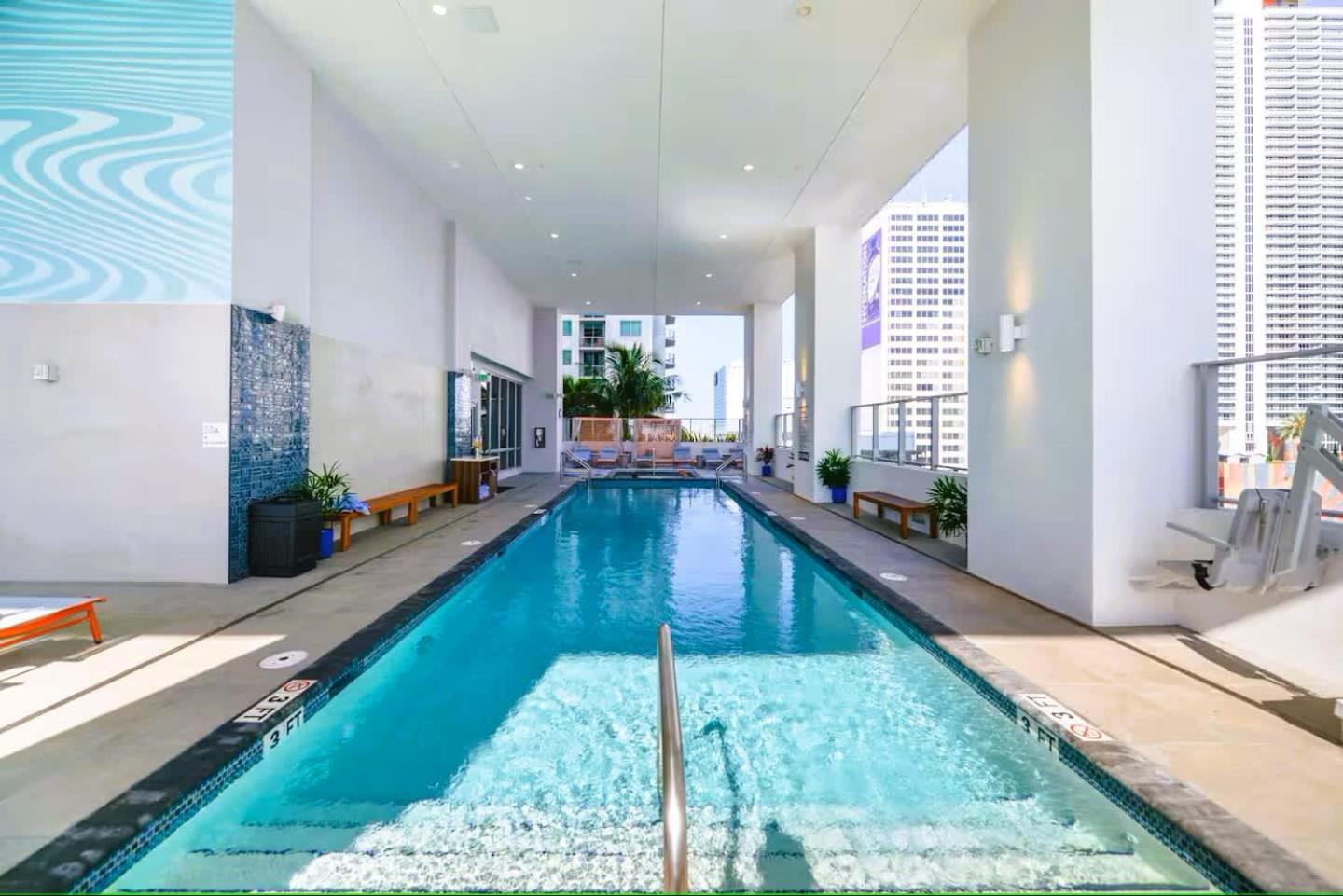 Heart Of Downtown Miami Studio Pool & Gym Apartment Exterior foto